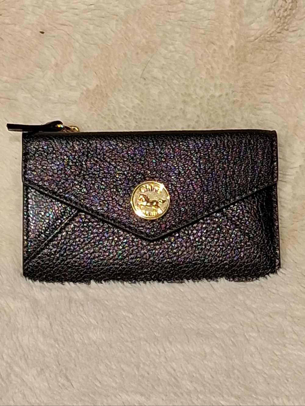 Chloe Envelope Small Purse W Card Slots In Grained Goat Leather NWT